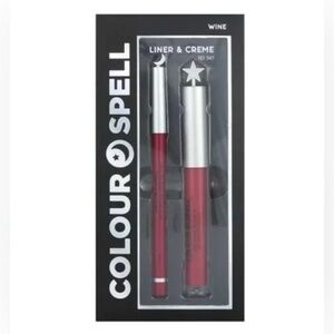 Colour Spell Liner & Creme Lip Set - Wine